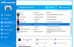 Game Profile Management