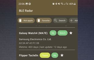 BLE Radar screenshot 1