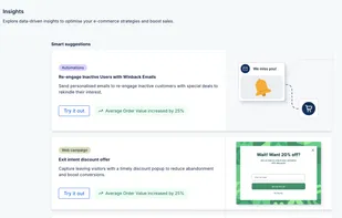 Insights page