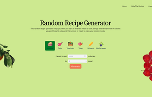 Random Recipe Generator screenshot 1