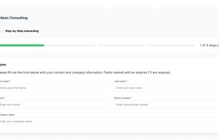 Client onboarding