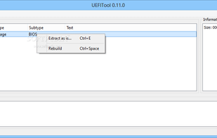 UEFITool screenshot 1