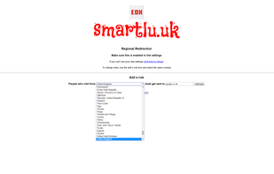 Regional Redirection