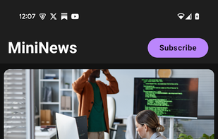 MiniNews screenshot 1