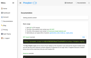 Proxybot screenshot 1