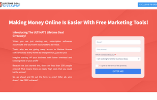 Lifetime Deal Giveaway screenshot 1