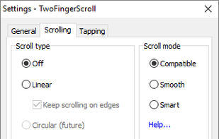 TwoFingerScroll screenshot 1