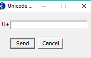 UnicodeInput screenshot 1