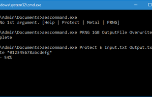 AES Command screenshot 1