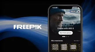 Freepik launches mobile app with AI tools for iOS and Android image