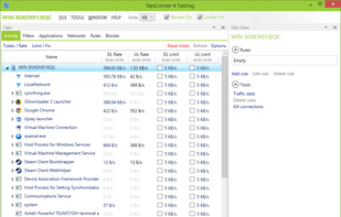 NetLimiter screenshot 1