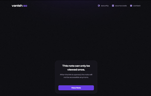 vanish.so screenshot 3