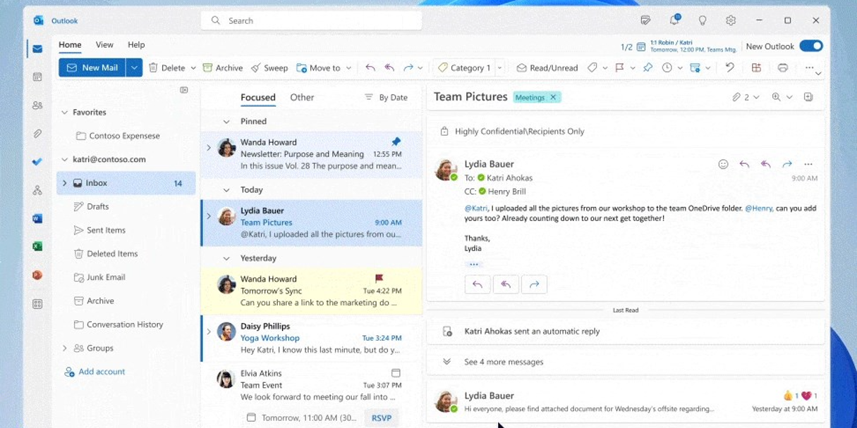 Microsoft will replace default Mail, Calendar, and People apps with new