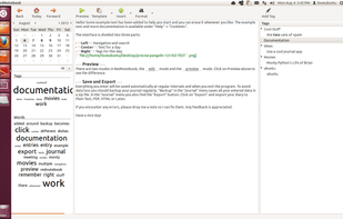 RedNotebook screenshot 2
