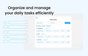 Dashboard Tasks List
