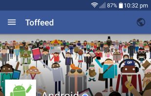 Toffeed for Facebook screenshot 1