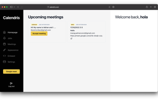 Calendris screenshot 1
