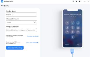 unlock iOS screen