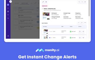 View the full history of website changes. Track past updates and stay informed with real-time alerts for all the important changes
