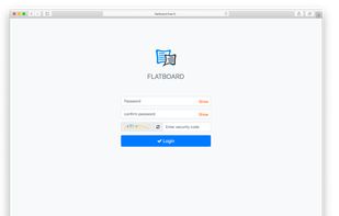 Login page