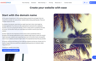 AwardSpace screenshot 1