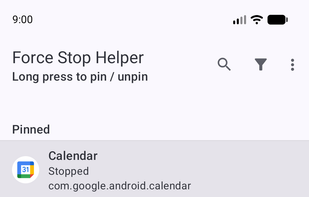 Force Stop Helper screenshot 1