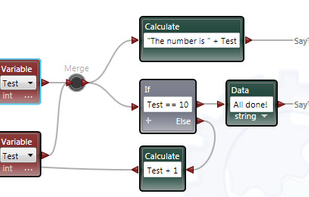 Microsoft Visual Programming Language screenshot 1