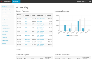 Scipio ERP screenshot 1