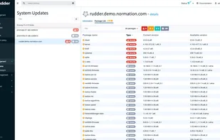 Patch management - system updates view