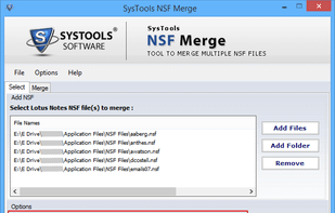 SysTools NSF Merge screenshot 3
