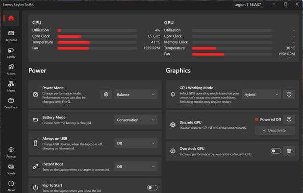 Lenovo Legion Toolkit (LLT): Lightweight Lenovo Vantage and Hotkeys ...