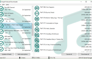 Simple Podcast Downloader screenshot 1