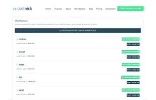 Postnick screenshot 1