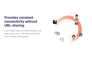 Provides constant connectivity without URL-sharing