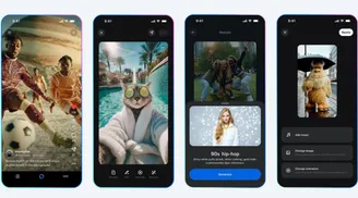 Meta launches its AI-generated short video feed 'Vibes' to users across Europe image