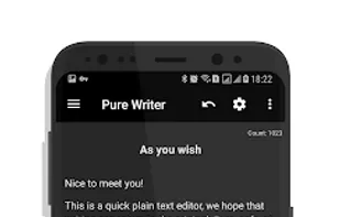 Pure Writer screenshot 1