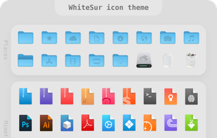 WhiteSur Icon theme screenshot 2