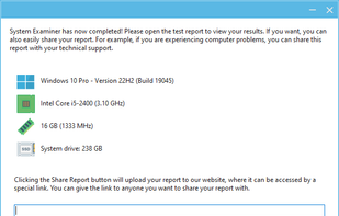 System Examiner screenshot 1