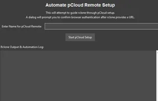 Rclone GUI screenshot 2