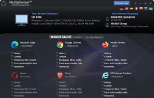 NetOptimizer screenshot 1