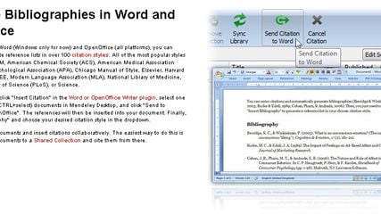 Generate Bibliographies in Word and OpenOffice
