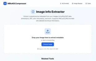 Image Info Extractor