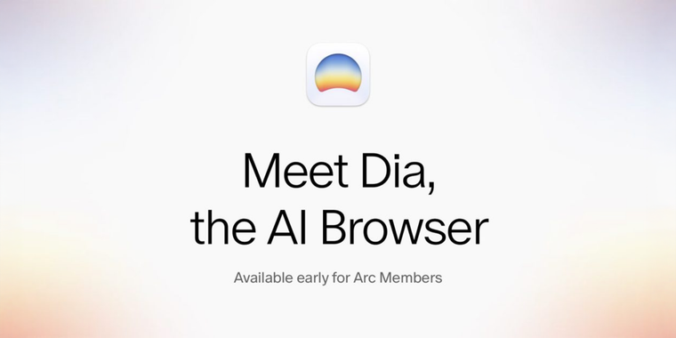 The Browser Company launches Dia, its AI-based context-aware browser in beta for Arc users image