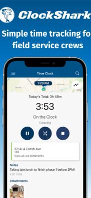 ClockShark screenshot 1