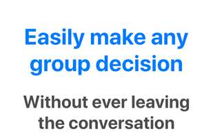 Polls for iMessage screenshot 1