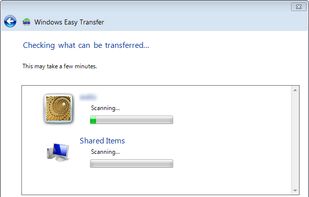 Windows Easy Transfer screenshot 3