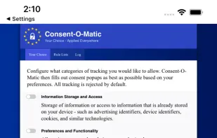 Consent-O-Matic screenshot 2