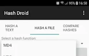 Hash Droid screenshot 2