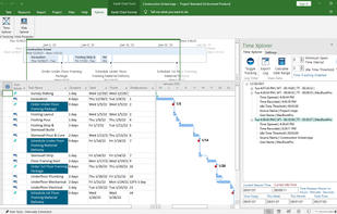 Time Xplorer In The Microsoft Project Task Pane