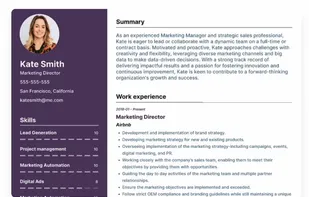 VisualCV screenshot 1